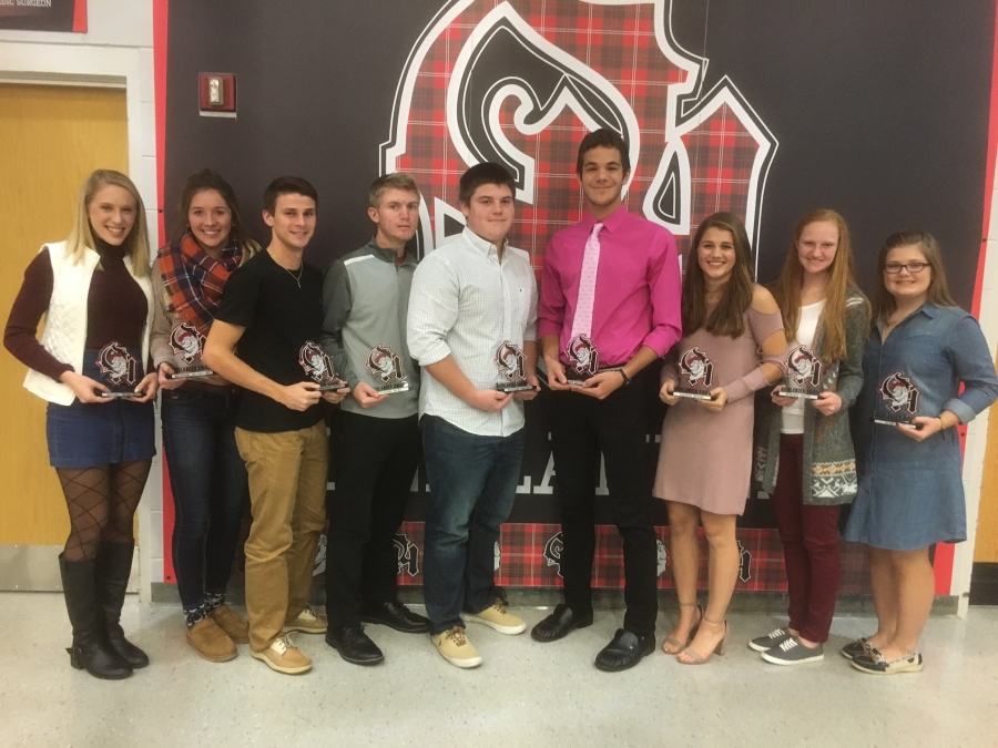 Fall Highlander Award Winners